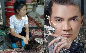 Đàm Vĩnh Hưng mua hết thịt lợn giúp người phụ nữ bị kẻ mọi rợ hắt dầu luyn