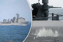 Tàu chiến 'khủng' của Mỹ nã trăm phát đạn không hạ được tàu cao tốc nhỏ