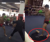 Video: Cao thủ Võ Đang bị võ sỹ Boxing đấm gục chỉ sau 7 giây