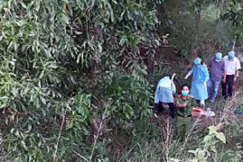 Thi thể nam thanh niên đứt lìa chân dưới chân cầu ở Bình Thuận