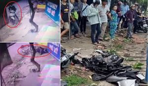 Camera ghi cảnh xe tải phóng bạt mạng nghiền nát xe SH khiến mẹ bị thương, con nguy kịch