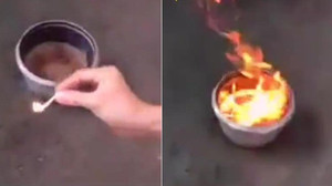 Kỳ lạ 50 giếng nước bốc mùi dầu hỏa, cháy ngùn ngụt