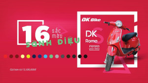 DKBike giới thiệu RomaS 2017, bản nâng cấp toàn diện từ mẫu xe bán chạy nhất