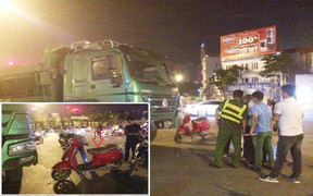 Tài xế, phụ xe tải bỏ chạy sau tai nạn chết người trên phố Hà Nội khiến dư luận phẫn nộ