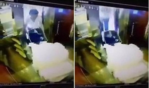Thang máy 'tử thần' kẹp người, kéo lên kinh hoàng ở Trung Quốc