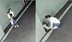 Mẹ nhẫn tâm bỏ con bên vệ đường, bị camera an ninh ghi lại