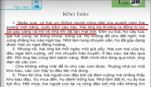 Phụ huynh bức xúc vì SGK tiếng Việt lớp 2 đảo ngược thành ngữ Việt Nam