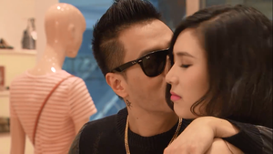 Bạn gái Quang Lê: 'Mỗi cảnh hôn Việt Anh phải diễn hàng chục lần'