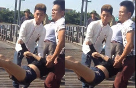 Cùng bạn tổ chức sinh nhật trên cầu lúc nửa đêm: Cô gái bất ngờ nhảy xuống sông tự tử