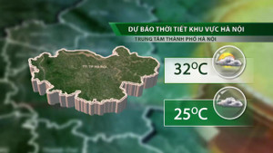 Chiều nay 6/6, nội thành Hà Nội có mưa, nhiệt độ về đêm giảm mạnh