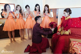 Mỹ nữ Tây Du Ký cưới tỷ phú “chơi trội“ với 10 cặp phù dâu phù rể