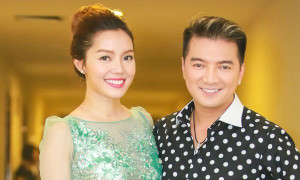 Ngọc Anh rạng rỡ khoe sắc bên cạnh Đàm Vĩnh Hưng