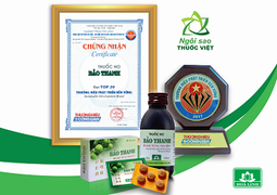 Bảo Thanh - Thuốc ho bổ phế, Top 20 Thương hiệu phát triển bền vững quốc gia