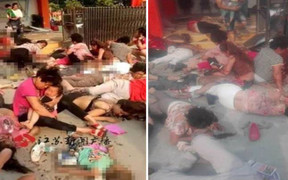 Video: Hiện trường nổ khủng khiếp ở trường mầm non Trung Quốc, hàng loạt người chết