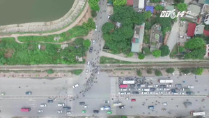 Điểm lại những nút thắt cổ chai đáng sợ ở Hà Nội qua góc máy từ trên cao