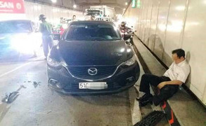 Tài xế say xỉn 'đại náo' hầm Thủ Thiêm