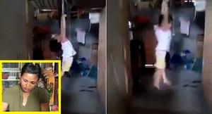 Cột tay con nuôi, treo lơ lửng trên xà nhà: Người mẹ nói gì?