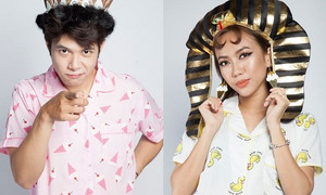 Diệu Nhi nhắng nhít bên bạn trai trong hậu trường bộ ảnh mới