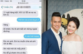 Vợ Việt Anh chỉ đích danh Bảo Thanh là người nhắn tin dụ dỗ chồng 'gặp gỡ riêng tư'