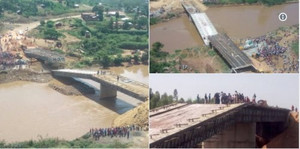 Chưa khánh thành, cầu Trung Quốc xây ở Kenya đã gãy làm ba khúc