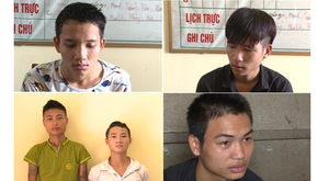Bắt giữ 5 kẻ rút kiếm chém người, cướp xe ở Thái Bình