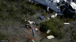 Video: Rơi từ máy bay, phi công bị cá sấu ăn thi thể gây sốc