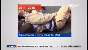 Muôn kiểu chống đối cảnh sát giao thông: Những con số giật mình