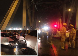 Chạy xe ngược chiều, 3 người chết thảm trên cầu Chương Dương