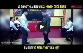 Video: Võ công thâm hậu của em trai Chưởng môn Nam Huỳnh Đạo chuẩn bị đấu Flores