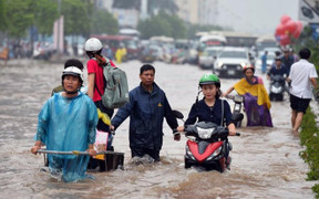 Bão số 2 đổ bộ, hàng loạt các thành phố từ miền Bắc tới miền Trung có nguy cơ ngập úng