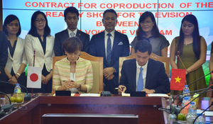 VOV ký hợp đồng sản xuất chương trình giải trí với Tập đoàn truyền thông lớn nhất Nhật Bản