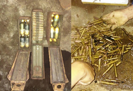 Đắk Lắk: Phát hiện nhiều hộp đạn trong lúc đào bể tự hoại