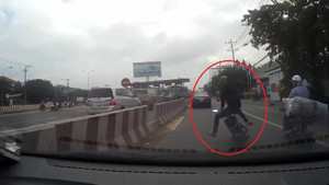 Thanh niên lạng lách 'thần sầu' trên phố đông và cái kết đắng