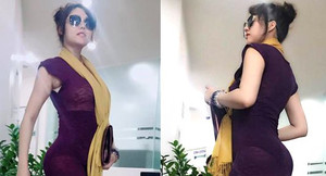 Phi Thanh Vân mặc váy ngắn mỏng tang, khoe 3 vòng sau dao kéo