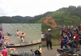 Chèo thuyền ra hồ thuỷ lợi, 2 học sinh chết đuối