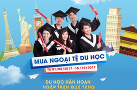 Ngập tràn quà tặng khi mua ngoại tệ du học cùng BIDV