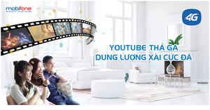 Lướt Facebook, xem Youtube với 4G MobiFone cực đỉnh