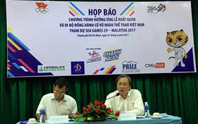 Tân Hiệp Phát tài trợ chương trình cổ vũ đoàn thể thao Việt Nam dự SEA Games 29