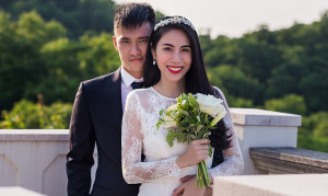 Tan chảy với ảnh cưới cực ngọt ngào của Thuỷ Tiên – Công Vinh