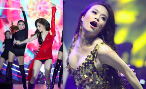 Những trang phục quá sexy dễ gây hiểu lầm của Hoàng Thuỳ Linh, Hương Tràm