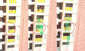 Xem nhân viên cứu hộ Singapore giăng lưới, đu dây cứu người nhanh như cắt
