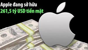 Khối tiền mặt của Apple khổng lồ cỡ nào?
