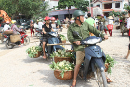 Ảnh: Cận cảnh chợ na lớn nhất miền Bắc vào vụ