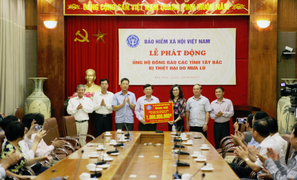 BHXH Việt Nam: Ủng hộ đồng bào bị lũ lụt các tỉnh Tây Bắc 1 tỷ đồng