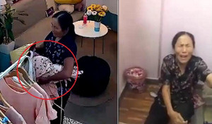 'Nữ quái' chuyên mang bao tải đi trộm đồ tự nhận 'tâm thần' khi bị bắt quả tang