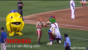 Cười vỡ bụng với những linh vật thể thao 'lầy lội' nhất quả đất