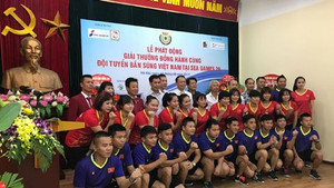 Vô địch SEA Games, đội tuyển bắn súng Việt Nam nhận thưởng đậm