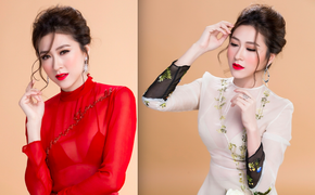 'Người tình tin đồn' Thuý Vinh khoe vẻ sexy với đầm xuyên thấu