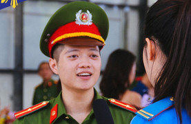 Bật mí chàng trai đầu tiên của Học viện Cảnh sát tham gia Tàu thanh niên Đông Nam Á 2017