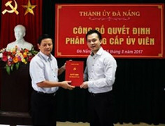 Con trai ông Nguyễn Bá Thanh làm Phó ban Dân vận Thành ủy Đà Nẵng